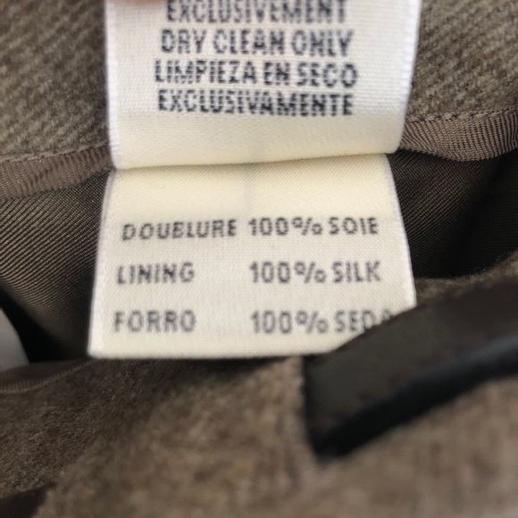 *SOLD* Belted Hermès wool skirt / Never worn - Picture 7 of 7